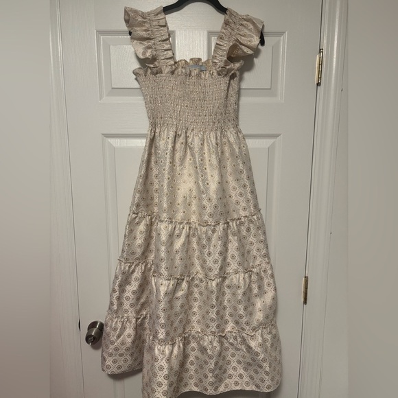 Hill House Limited Edition Nap Dress S Small Gold - Picture 14 of 15